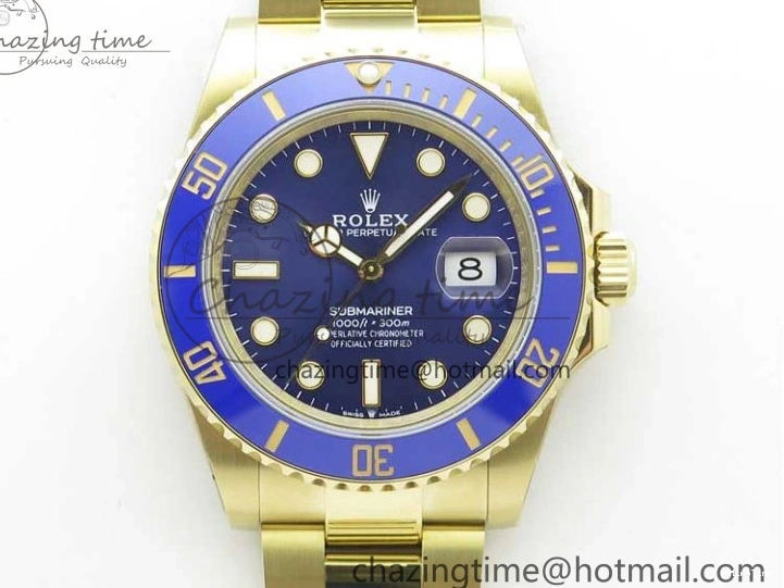 MiroTime 0506 Submariner 41mm 126618 LB YG BP Maker Best Edition Blue Dial on YG Bracelet DailyWear 2572